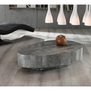 TAVOLINO OVAL STONES